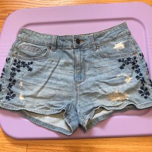 L amour denim shorts